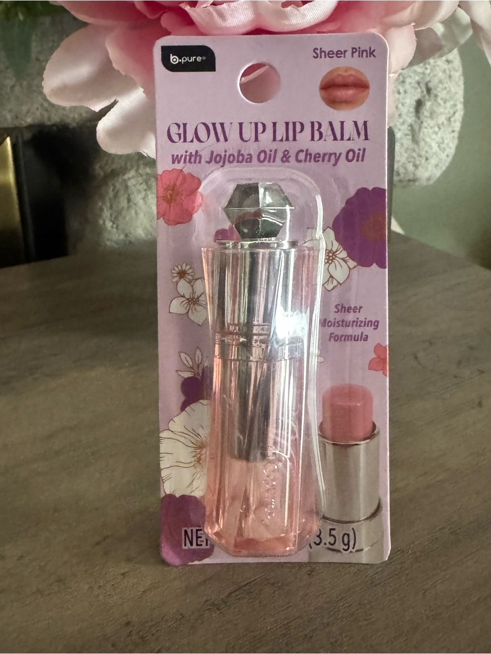 NWT PINK Glow Up Lip Balm —  ultra lux